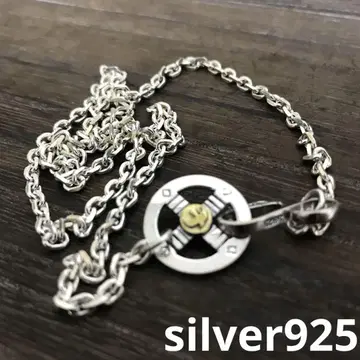 [고품질] silver925 이글 후크 휠 체인