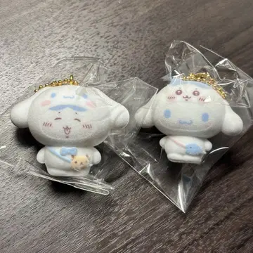 하치와레 시나몬 롤 페어 플로키 마스코트 참 치이카와 (먼작귀) 산리오