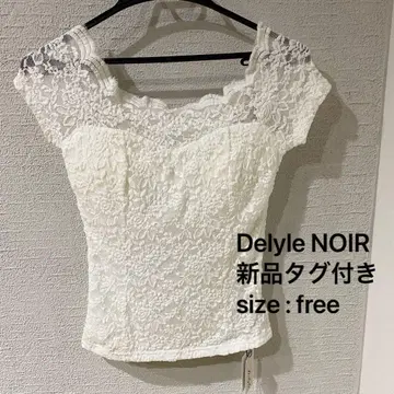 Delyle noir 레이스 티셔츠