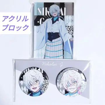 문호 스트레이독스 니콜라이 현대 일본 의류 아크릴 블록 캔뱃지