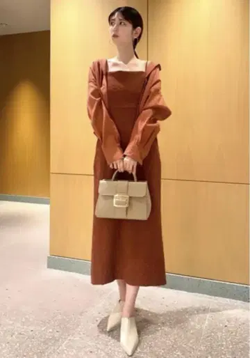 테라코타 원피스 snidel
