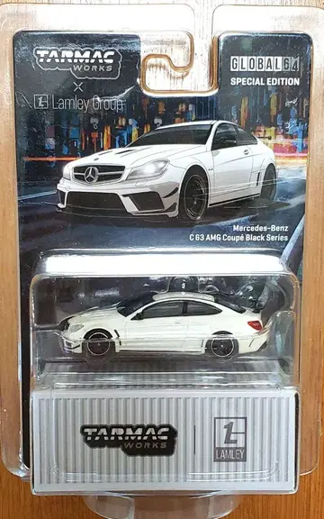 tarmac 1/64 메르세데스 벤츠 C63 AMG 블랙 시리즈