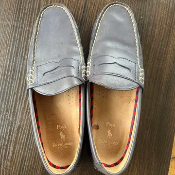 폴로 랄프 로렌 다크 그레이 로퍼