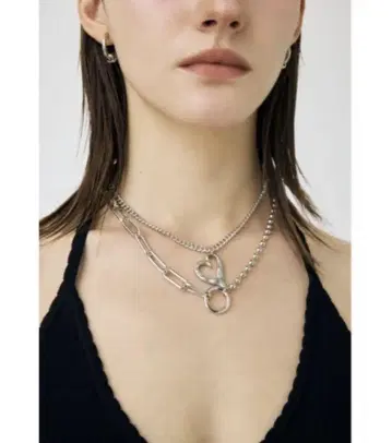 마우지 ASYMMETRY CHAIN 목걸이