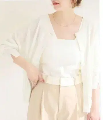 베이 재고 2WAY 시어 가디건 BC.STOCK