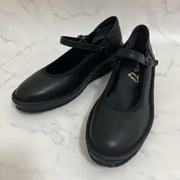 돌체 소가죽 스티치 다운 2way 라운드 펌프스 23cm 3E