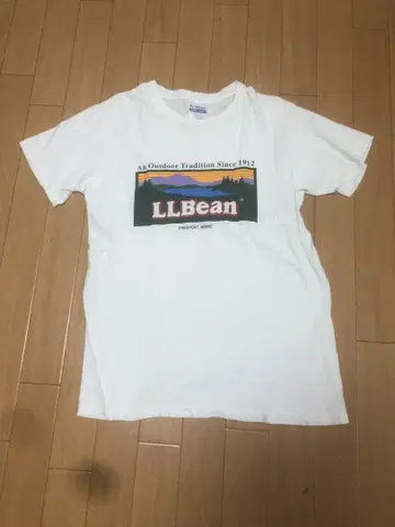 LLBean 헤인즈 아웃도어 티셔츠 화이트 M