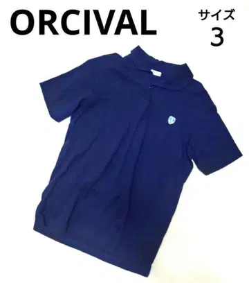 ORCIVAL 오르치발 티셔츠 둥근 카라 3 반팔 네이비 L