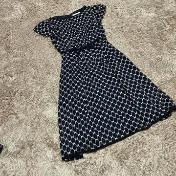 TOCCA 토카 CHECKER RIBBON 원피스 블랙 사이즈 0