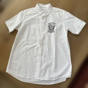 VAN jacket 남성용 반팔 셔츠 L 화이트