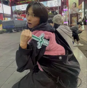 Leh 가사 KESA 백 BAG 아오바 군 착용