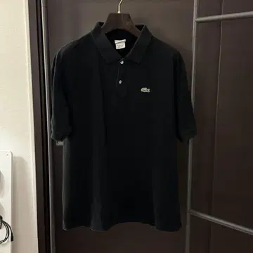 라코스테 90년대 피케 셔츠 5190L 프레라코 블랙 6 XL 프랑스 제