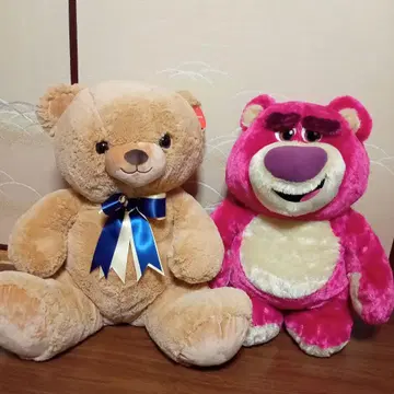 브라운 곰과 로조 봉제 인형 세트