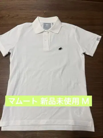 MAMMUT 화이트 피케 셔츠 M 사이즈