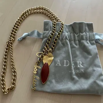 ADER 골드 체인 목걸이