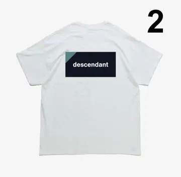 DESCENDANT 24SS 박스 SS 화이트 사이즈 2