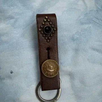 GLADHAND 가죽 키링 브라운