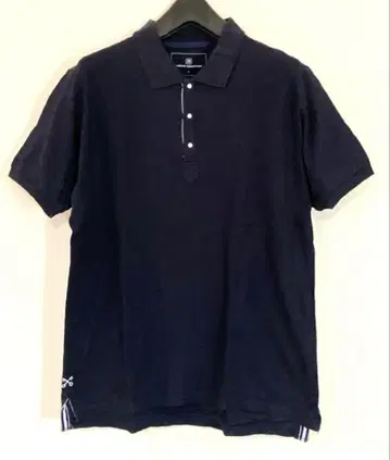 uniform experiment 피케 셔츠 일본제 면 네이비 블랙