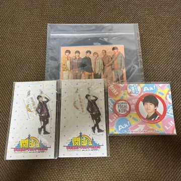 마에몬 요시노리 굿즈 4종 아크링 키링 캔뱃지 스티커 A! group