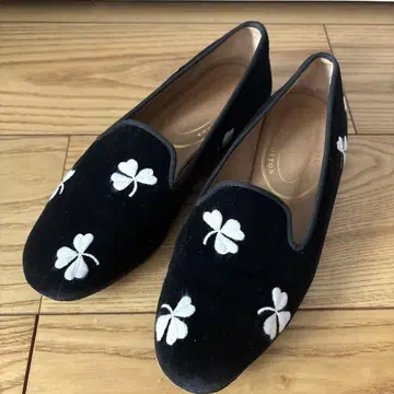 STUBBS & WOOTTON 슬립온 블랙 사이즈 7