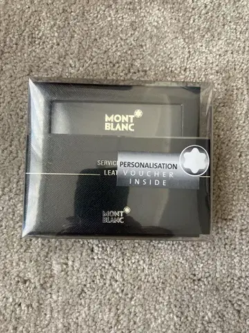 몽블랑 이중 지갑 38702 블랙