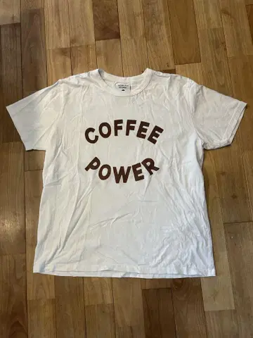 TACOMA FUJI RECORDS COFFEE POWER 티셔츠 L