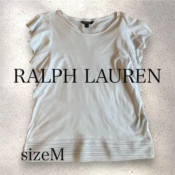새상품급 RALPH LAUREN 랄프 로렌 튜닉 프릴 소매 티셔츠