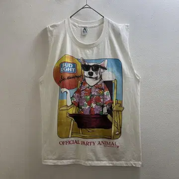 USA제 80년대 90년대 빈티지 미국 슬리브리스 티셔츠 Tee