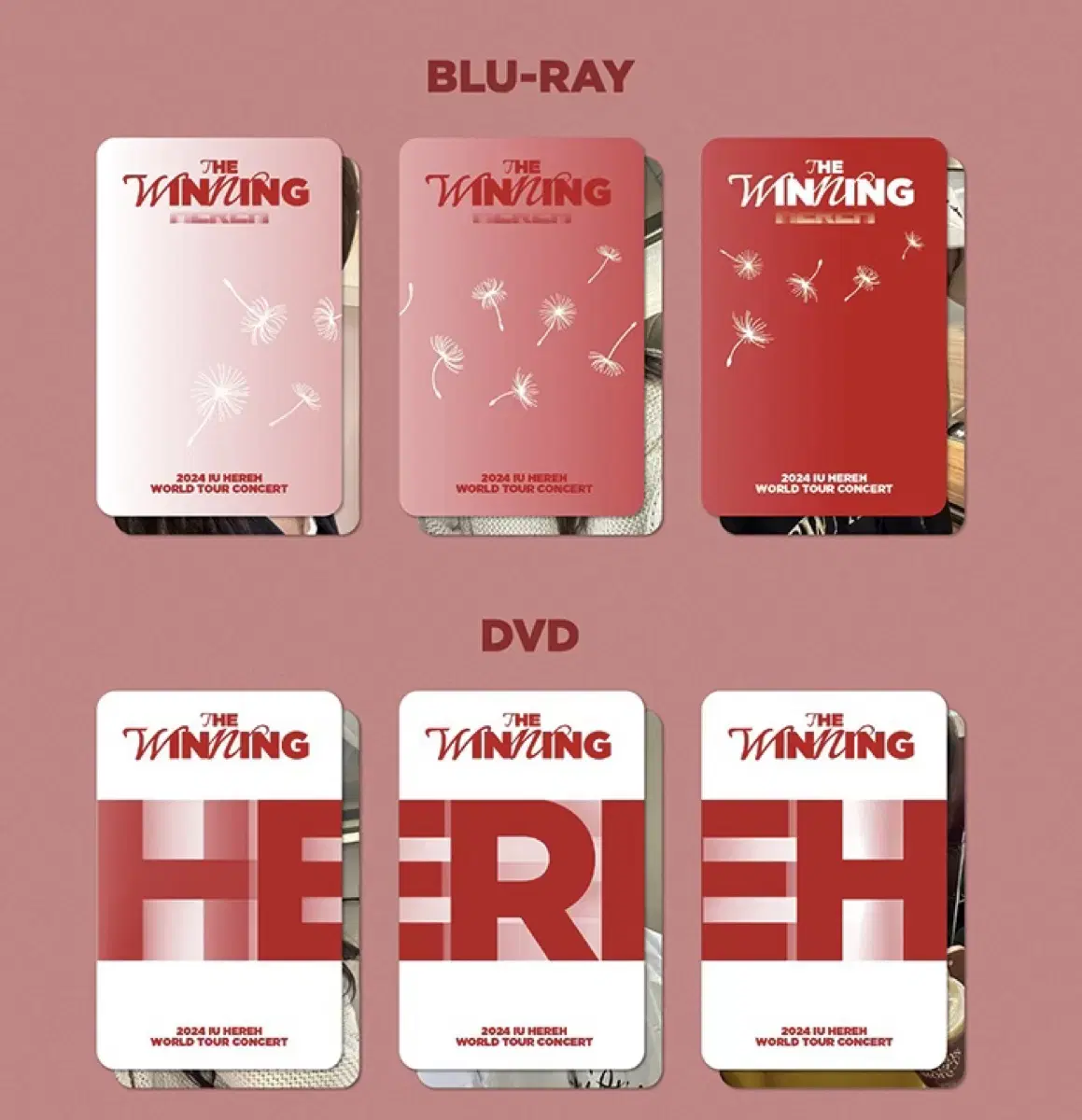[Shipping Included] Iu The Winning DVD & Blu-ray photocard buncheol