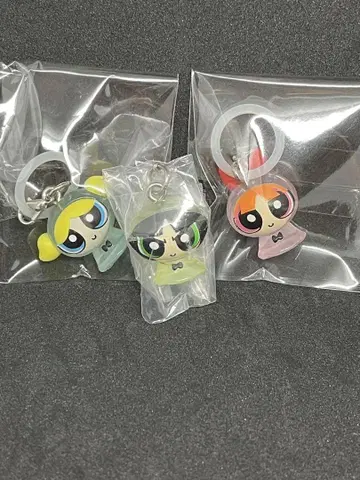파워 퍼프 걸스 메지루시 참 3개 세트