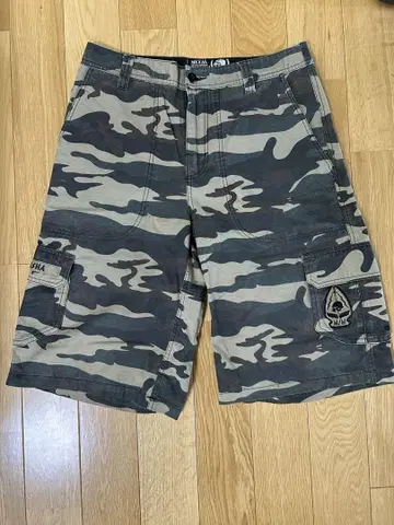 카모플라쥬 카고 숏 팬츠