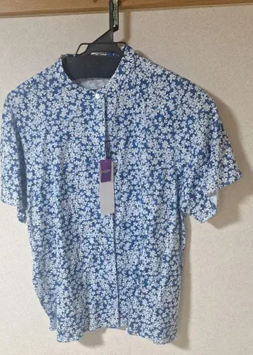 Maker's Shirt 꽃무늬 반팔 셔츠 F 사이즈