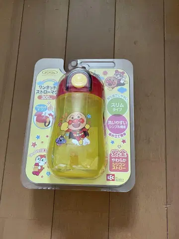 호빵맨 원터치 스트로우 머그 300ml 미사용 새상품 미개봉