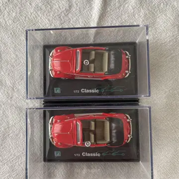 1/72 클래식 빨간색 오픈카