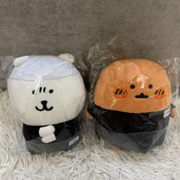 나가노 라면집 봉제 인형 2종 세트 나가노의 곰 모구라 고로케