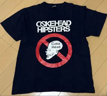 Cokehead Hipsters 티셔츠 L 사이즈 네이비