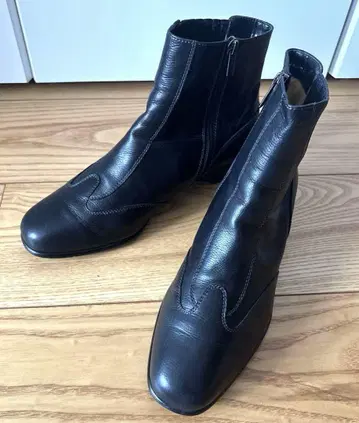 긴자 요시노야 FINETT 블랙 숏부츠 <>