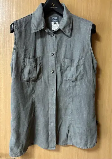 JEANS by Le Coq Sportif 린넨 슬리브리스 셔츠