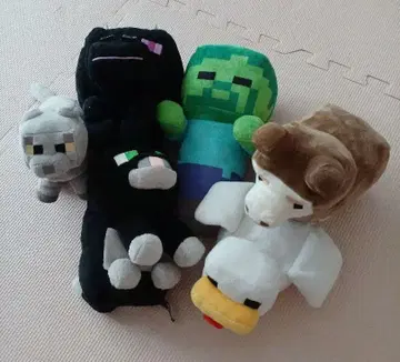 마인크래프트 봉제 인형 6종 세트