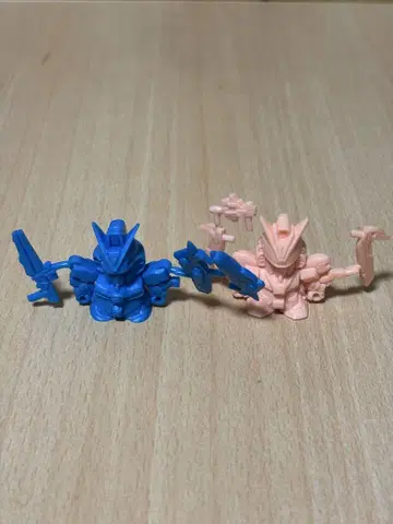V2 건담 & V 돌진 건담 건 지우개 당시의 물건