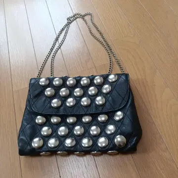 SONIA RYKIEL 스터드 가죽 체인 백