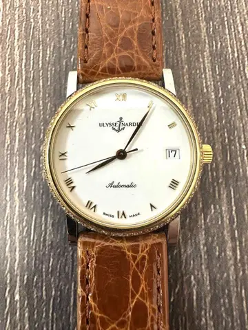 Ulysse Nardin 오토매틱 시계 다이아 화이트 다이얼 32mm