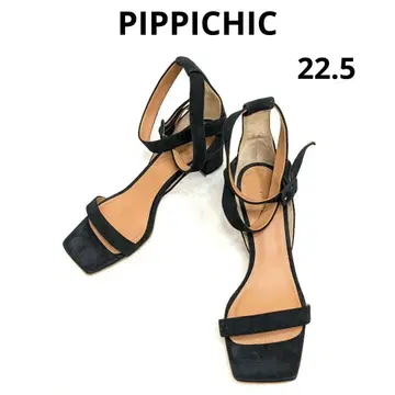 피피시크 PIPPICHIC 샌들 블랙 앵클 스트랩