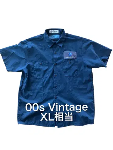 00s 빈티지 CINTAS 반팔 워크 셔츠 XL 상당 xpv