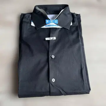 dunhill 블랙 드레스 셔츠 15W 40