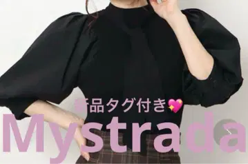 Mystrada 볼륨 소매 도킹 니트 [택 포함 새상품]