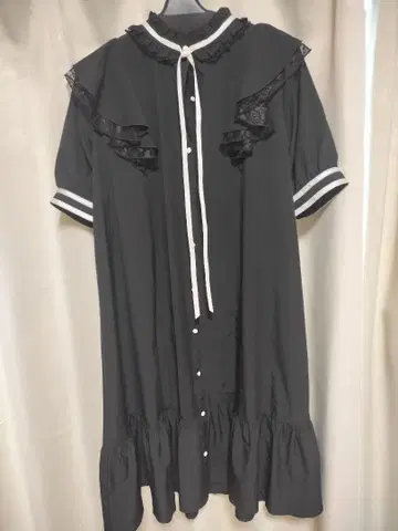 엑시즈팜 어깨 프릴 원피스 CI351X29 반팔