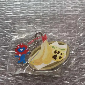 오사카 만국 박람회 밋밋한 일식 아크릴 키링 덴푸라