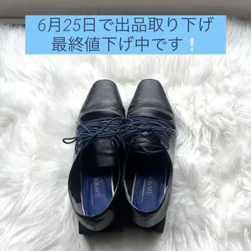 스퀘어 힐 레이스업 슈즈 LL 사이즈