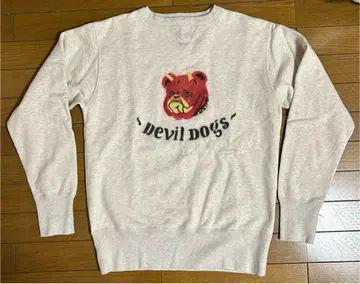 단기 판매 새상품급 프리휠러스 DEVIL DOGS 맨투맨 쿠사나기 쓰요시